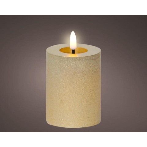 CANDELA LED ORO GLITTER HH.11.3 CM